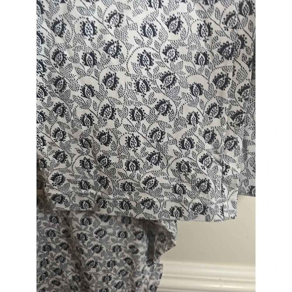 Rebecca Minkoff Pajama Set Women L Floral Paisley Button Down Top Pants NWOT - Picture 11 of 16